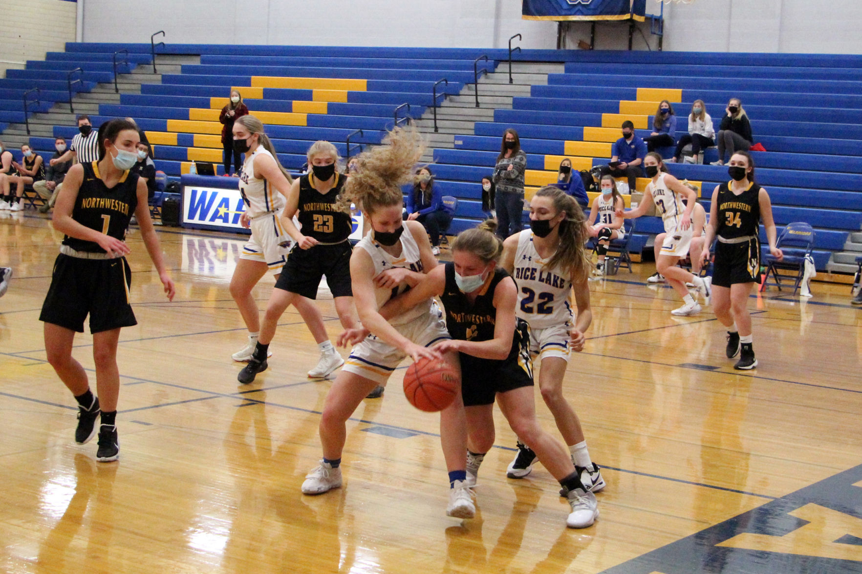 Rice Lake girls basketball vs. Northwestern 12-30-20